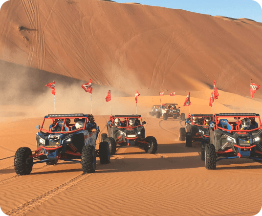 Dune buggy in the desert - thumbnail