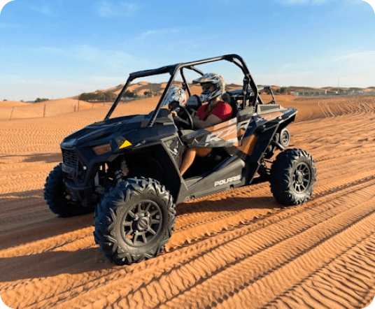 Dune buggy in the desert - thumbnail